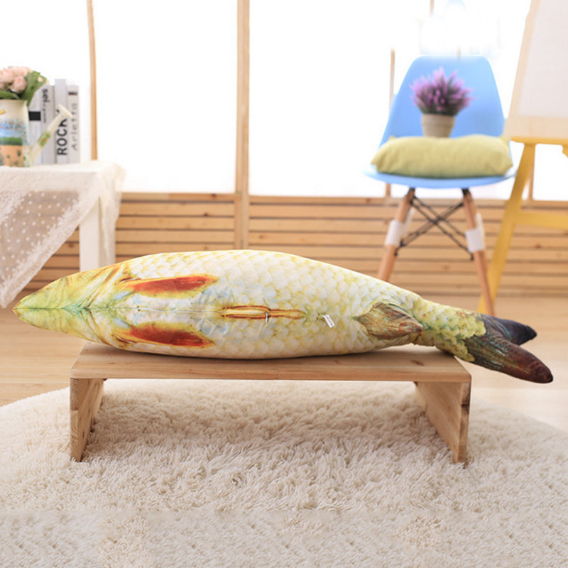 Interactive 3D Fish Cat Toy