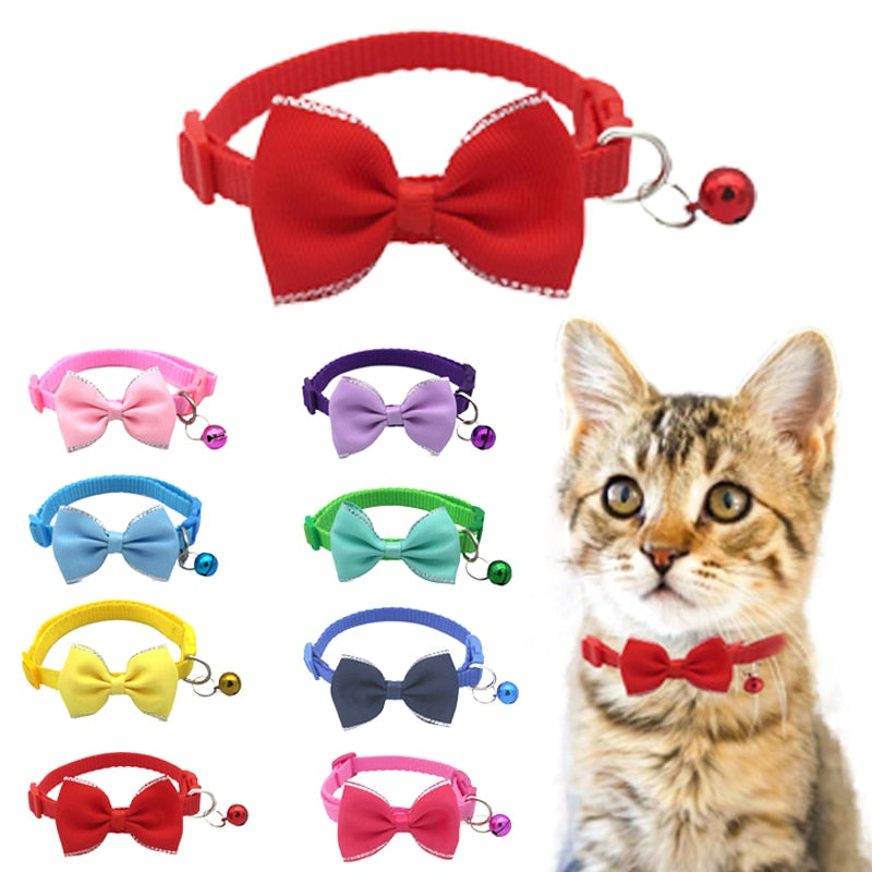 Bow & Bell Collar