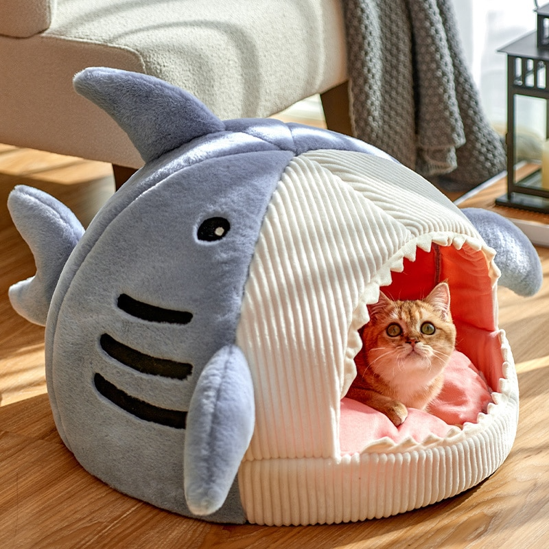 Shark Cat-Bed