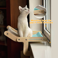 Thumbnail for Wooden Window Cat Bed