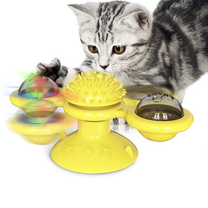 Whirling Windmill Interactive Cat Toy
